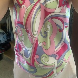 Reversible Silk Backless Halter